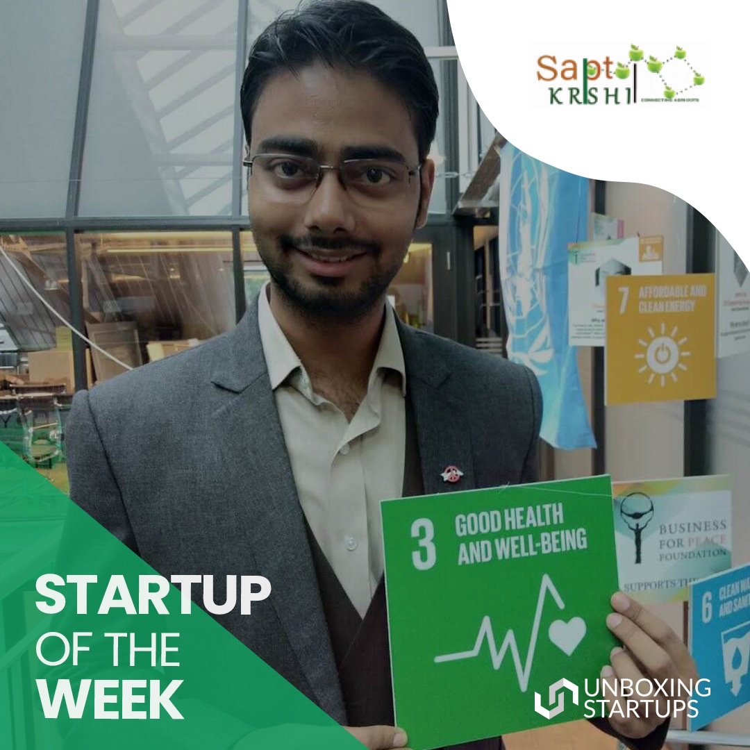 Saptkrishi - Startup Of The Week Saptkrishi Startup Of The Week