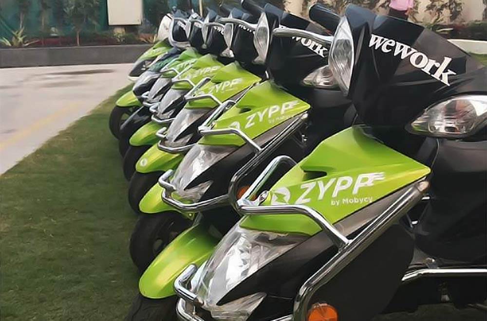 Zypp APP A Scooter Rental And Delivery App Provide Services To People