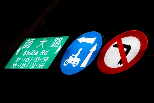 Wall mount sign holder.